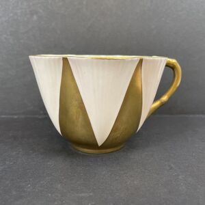 Vintage Shelley Harlequin #11777 Pale Pink & Gold Dainty Replacement Tea Cup